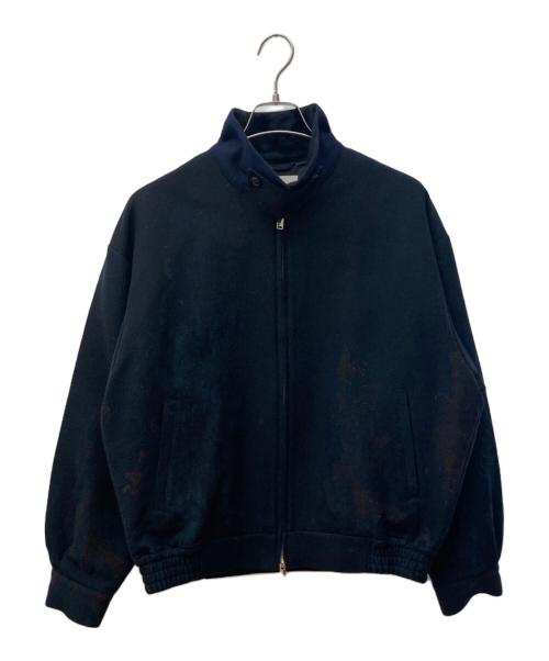 YOKE（ヨーク）YOKE (ヨーク) JACQUARD LOOSED ZIP BLOUSON/ブルゾン ネイビー サイズ:Ⅿの古着・服飾アイテム