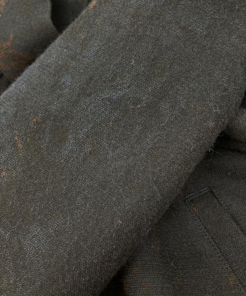 YOKE（ヨーク）YOKE (ヨーク) JACQUARD LOOSED ZIP BLOUSON/ブルゾン ネイビー サイズ:Ⅿの古着・服飾アイテム