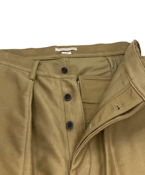 BLURHMS（ブラームス）BLURHMS (ブラームス) Utility Back Side Trousers/ワイドパンツ ブラウン サイズ:Sの古着・服飾アイテム