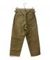 BLURHMS (ブラームス) Utility Back Side Trousers/ワイドパンツ ブラウン サイズ:S：12000円