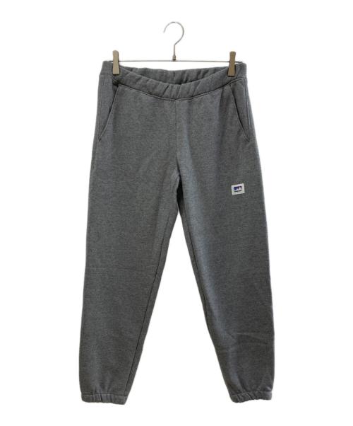 Patagonia（パタゴニア）Patagonia (パタゴニア) ショップ・ステッカー・アップライザル・スウェットパンツ グレー サイズ:XSの古着・服飾アイテム