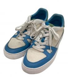 COACH（コーチ）の古着「スニーカー」｜アイボリー×スカイブルー