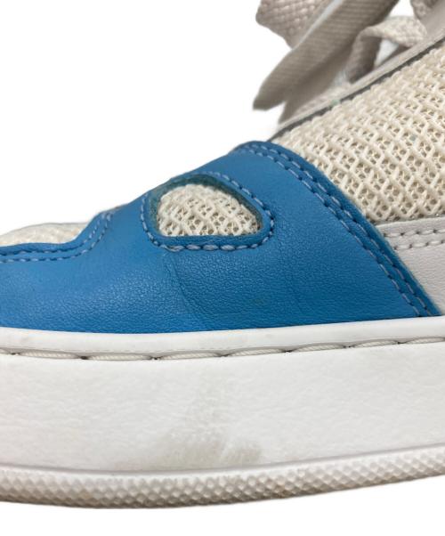 COACH（コーチ）COACH (コーチ) スニーカー アイボリー×スカイブルー サイズ:24.5㎝の古着・服飾アイテム