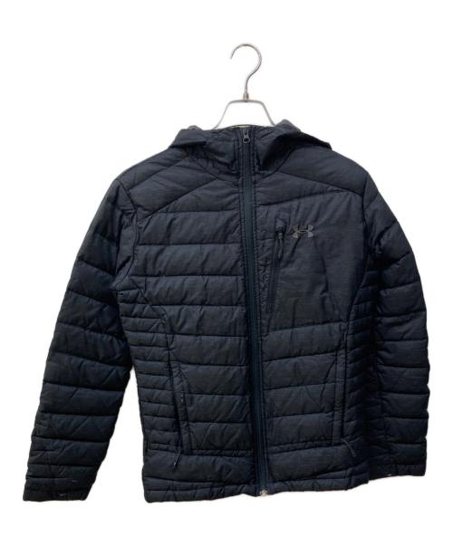 UNDER ARMOUR（アンダーアーマー）UNDER ARMOUR (アンダーアーマー) ダウンジャケット ブラック サイズ:Ⅿの古着・服飾アイテム