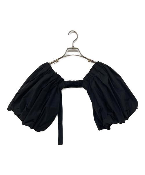 MAISON SPECIAL（メゾンスペシャル）MAISON SPECIAL (メゾンスペシャル) Pearl Volume Sleeve Tops ブラック サイズ:FREEの古着・服飾アイテム
