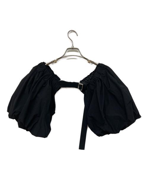 MAISON SPECIAL（メゾンスペシャル）MAISON SPECIAL (メゾンスペシャル) Pearl Volume Sleeve Tops ブラック サイズ:FREEの古着・服飾アイテム
