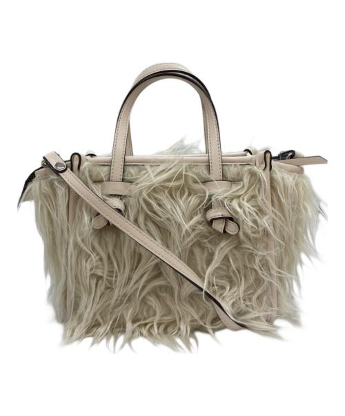 GIANNI CHIARINI（ジャンニ キアリーニ）GIANNI CHIARINI (ジャンニ キアリーニ) 2wayファーバッグ ピンクの古着・服飾アイテム