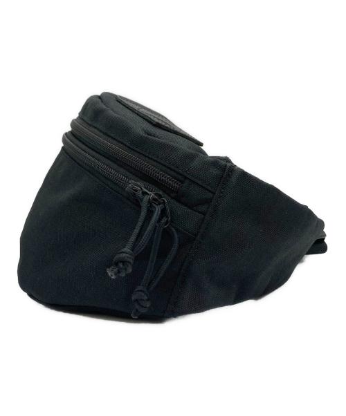 BEAMS PLUS（ビームスプラス）BEAMS PLUS (ビームスプラス) 2 Zip Waist Pack/ウエストポーチ ブラックの古着・服飾アイテム