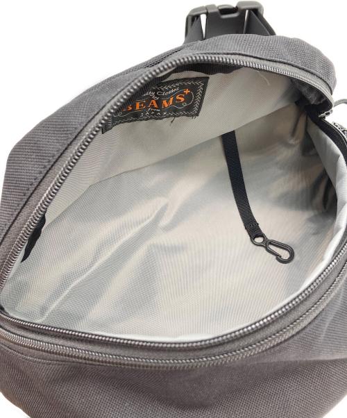 BEAMS PLUS（ビームスプラス）BEAMS PLUS (ビームスプラス) 2 Zip Waist Pack/ウエストポーチ ブラックの古着・服飾アイテム
