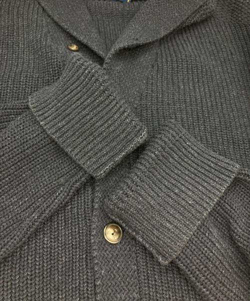 POLO RALPH LAUREN（ポロ・ラルフローレン）POLO RALPH LAUREN (ポロ・ラルフローレン) ショールカラーカーディガン ネイビー サイズ:XLの古着・服飾アイテム