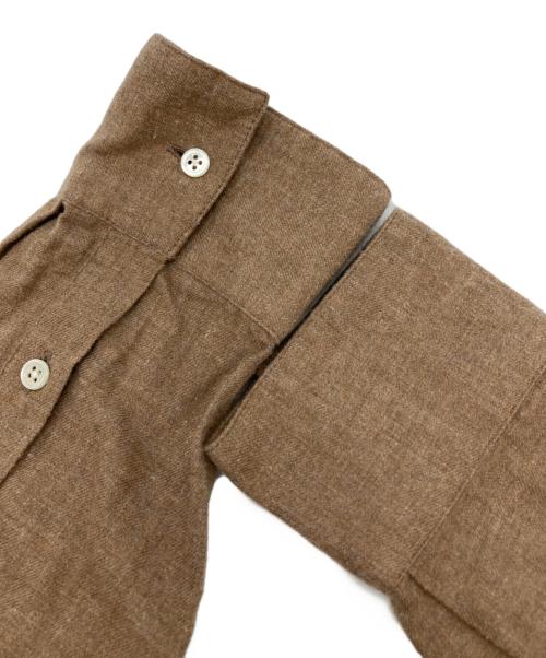 YANUK（ヤヌーク）YANUK (ヤヌーク) シャツ ブラウン サイズ:Ⅿの古着・服飾アイテム
