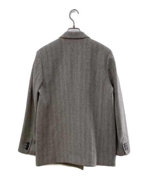 green label relaxing（グリーンレーベルリラクシング）green label relaxing (グリーンレーベルリラクシング) ダブルジャケット ベージュ サイズ:36の古着・服飾アイテム