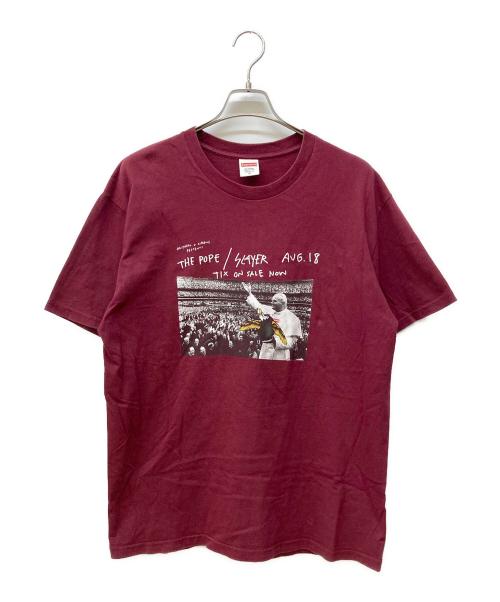 SUPREME（シュプリーム）SUPREME (シュプリーム) ANTIHERO Pope Tee/プリントTシャツ レッド サイズ:XLの古着・服飾アイテム