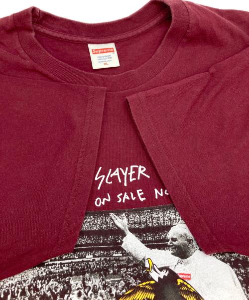 SUPREME（シュプリーム）SUPREME (シュプリーム) ANTIHERO Pope Tee/プリントTシャツ レッド サイズ:XLの古着・服飾アイテム