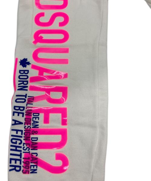 DSQUARED2（ディースクエアード）DSQUARED2 (ディースクエアード) スウェットパンツ ホワイト サイズ:XXSの古着・服飾アイテム