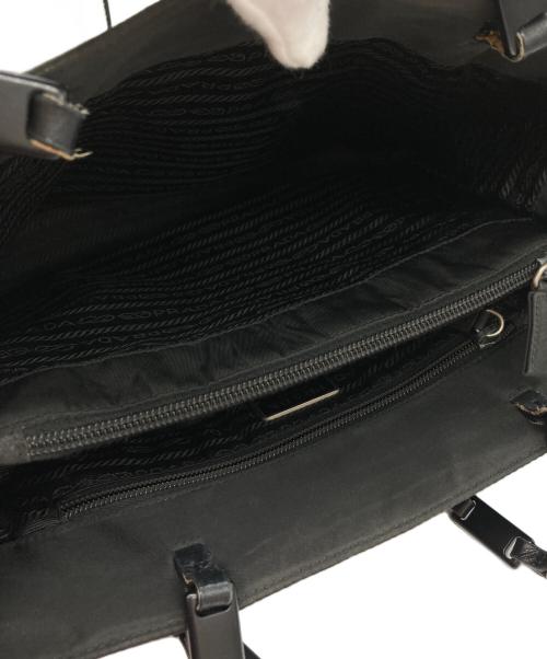 PRADA（プラダ）PRADA (プラダ) ナイロントートバッグ ブラックの古着・服飾アイテム