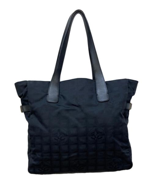CHANEL（シャネル）CHANEL (シャネル) ニュートラベルライントートバッグGM ブラックの古着・服飾アイテム