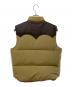 SUGAR CANE (シュガーケーン) LEATHER YOKE DOWN VEST ベージュ サイズ:M：8000円