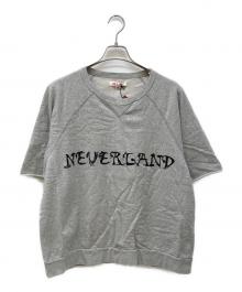 masu（エムエーエスユー）の古着「"NEVERLAND" SHORT SLEEVE SWEATSHIRT/スウェット」｜グレー
