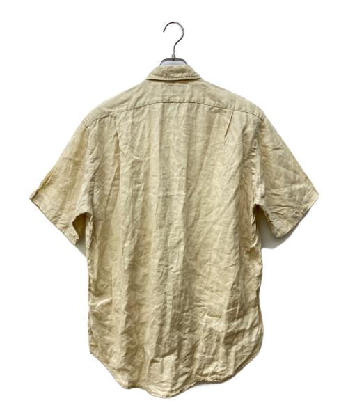 POLO RALPH LAUREN（ポロ・ラルフローレン）POLO RALPH LAUREN (ポロ・ラルフローレン) リネンS/Sシャツ イエロー サイズ:Mの古着・服飾アイテム