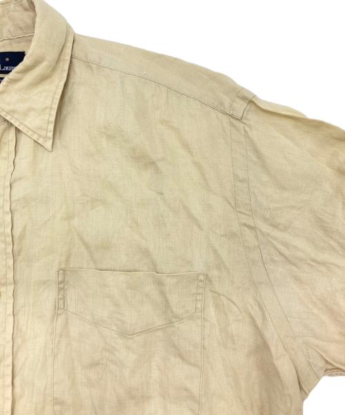 POLO RALPH LAUREN（ポロ・ラルフローレン）POLO RALPH LAUREN (ポロ・ラルフローレン) リネンS/Sシャツ イエロー サイズ:Mの古着・服飾アイテム