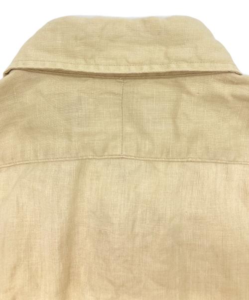 POLO RALPH LAUREN（ポロ・ラルフローレン）POLO RALPH LAUREN (ポロ・ラルフローレン) リネンS/Sシャツ イエロー サイズ:Mの古着・服飾アイテム