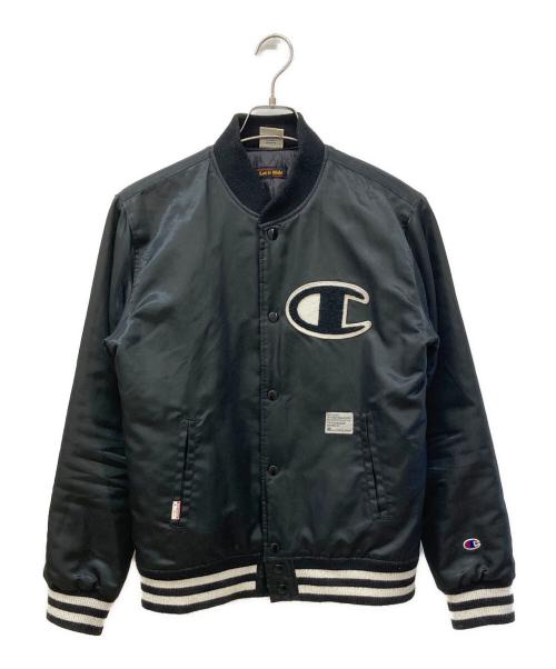 Champion（チャンピオン）Champion (チャンピオン) Let it Ride (レットイットライド) ブルゾン ブラック サイズ:Ⅿの古着・服飾アイテム