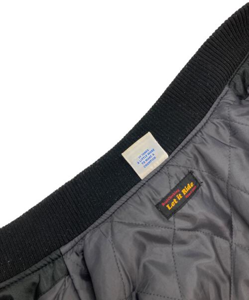 Champion（チャンピオン）Champion (チャンピオン) Let it Ride (レットイットライド) ブルゾン ブラック サイズ:Ⅿの古着・服飾アイテム