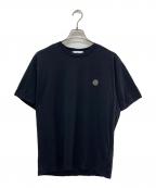 STONE ISLANDストーンアイランド）の古着「ロゴワッペンTシャツ」｜ブラック