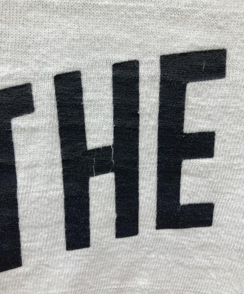 HUMAN MADE（ヒューマンメイド）HUMAN MADE (ヒューマンメイド) ラグランカットソー ホワイト×ブラック サイズ:Lの古着・服飾アイテム