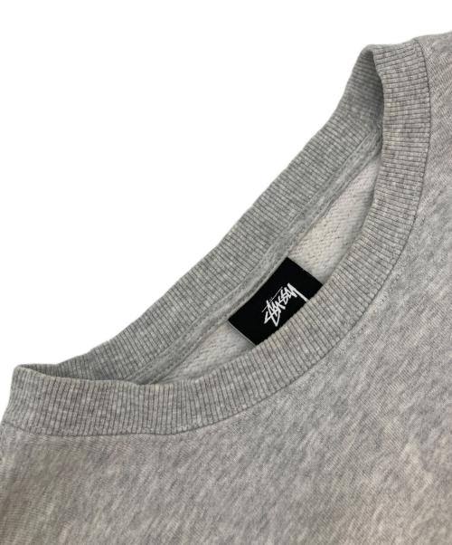 stussy（ステューシー）stussy (ステューシー) ロゴプリントスウェット グレー サイズ:Ⅿの古着・服飾アイテム