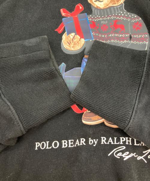 POLO RALPH LAUREN（ポロ・ラルフローレン）POLO RALPH LAUREN (ポロ・ラルフローレン) ポロベアプリントパーカー ブラック サイズ:Ⅿの古着・服飾アイテム