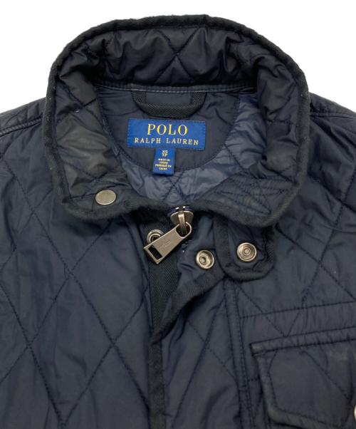 POLO RALPH LAUREN（ポロ・ラルフローレン）POLO RALPH LAUREN (ポロ・ラルフローレン) キルティングジャケット ネイビー サイズ:XSの古着・服飾アイテム