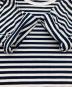 中古・古着 nanamica (ナナミカ) COOLMAX STRIPE JERSEY TEE/Tシャツ ネイビー×ホワイト サイズ:ＸＳ：5000円