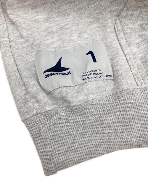 DESCENDANT（ディセンダント）DESCENDANT (ディセンダント) パーカー グレー サイズ:１の古着・服飾アイテム