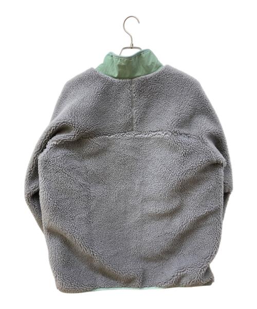 Patagonia（パタゴニア）Patagonia (パタゴニア) ボアジャケット グレー×グリーン サイズ:XLの古着・服飾アイテム