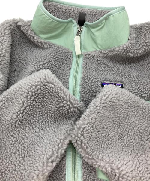 Patagonia（パタゴニア）Patagonia (パタゴニア) ボアジャケット グレー×グリーン サイズ:XLの古着・服飾アイテム