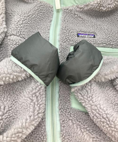 Patagonia（パタゴニア）Patagonia (パタゴニア) ボアジャケット グレー×グリーン サイズ:XLの古着・服飾アイテム