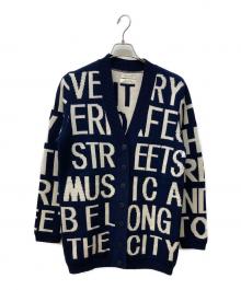 Each×Other（イーチ × アザー）の古着「ニットカーディガン」｜ネイビー