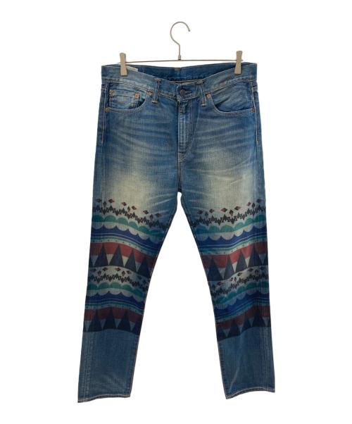 LEVI'S（リーバイス）LEVI'S (リーバイス) ネイティブ柄デニムパンツ インディゴ サイズ:W32×L32の古着・服飾アイテム