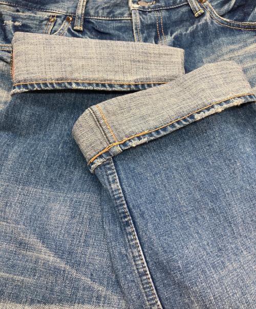OMNIGOD（オムニゴッド）OMNIGOD (オムニゴッド) ダメージ加工デニムパンツ インディゴ サイズ: W38×L33の古着・服飾アイテム