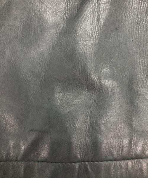 Shama（シャマ）Shama (シャマ) ホースレザーシングルライダースジャケット ブラック サイズ:42の古着・服飾アイテム