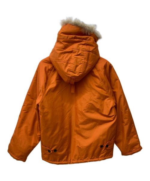 GOLDEN FLEECE（ゴールデン フリース）GOLDEN FLEECE (ゴールデン フリース) N-3Bファーフーデッドジャケット オレンジ サイズ:Lの古着・服飾アイテム