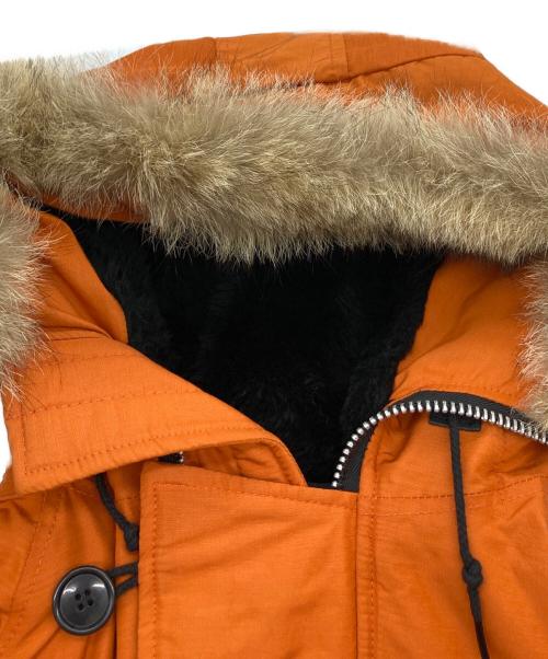GOLDEN FLEECE（ゴールデン フリース）GOLDEN FLEECE (ゴールデン フリース) N-3Bファーフーデッドジャケット オレンジ サイズ:Lの古着・服飾アイテム