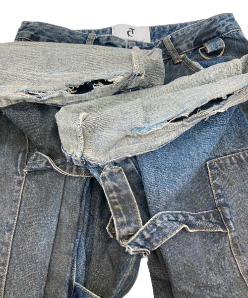 ARGUECULTURE（アルグエカルチャー）ARGUECULTURE (アルグエカルチャー) 加工デニムパンツ インディゴ サイズ:Mの古着・服飾アイテム