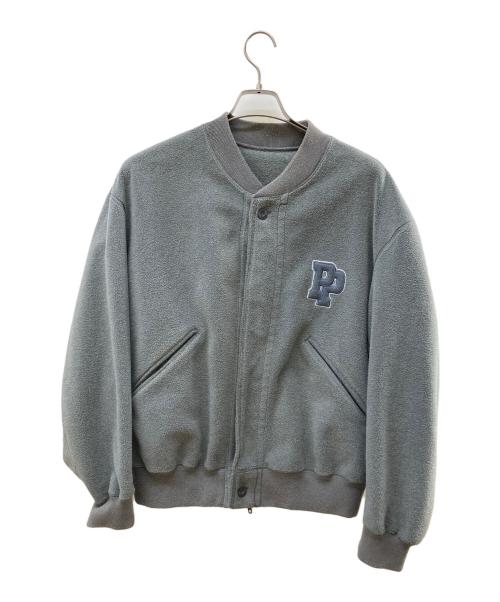 PAPAS（パパス）PAPAS (パパス) スタジャン グレー サイズ:Ⅿの古着・服飾アイテム