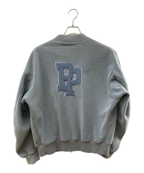 PAPAS（パパス）PAPAS (パパス) スタジャン グレー サイズ:Ⅿの古着・服飾アイテム