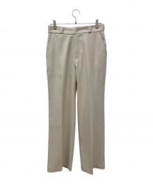 THE SHINZONE（ザ シンゾーン）の古着「CENTER PRESS PANTS/センタープレスパンツ」｜アイボリー