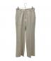 THE SHINZONE（ザ シンゾーン）の古着「CENTER PRESS PANTS/センタープレスパンツ」｜アイボリー