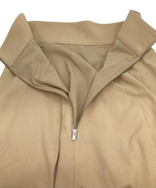 CLANE（クラネ）CLANE (クラネ) W FACE FRONT ZIP FLARE SKIRT/フレアスカート ベージュ サイズ:SIZE 0 未使用品の古着・服飾アイテム